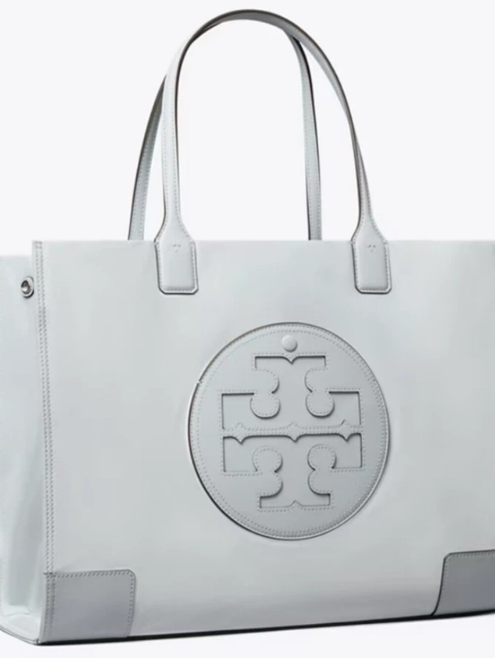 🔥Tory Burch Large Ella Nylon Powder Blue Tote Bag